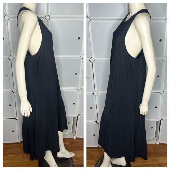 Sweaty Betty Explorer Ace Black Sleeveless Midi Dress Activewear Womens Medium - Picture 3 of 12